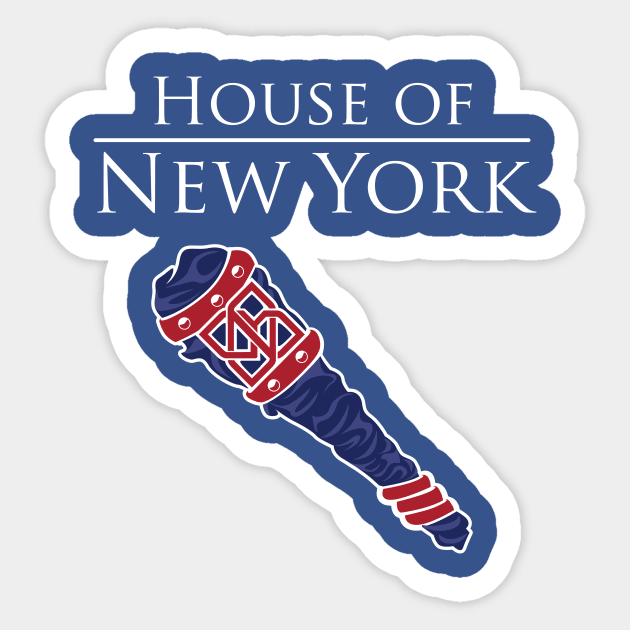 House of New York (NYG) Sticker by SteveOdesignz